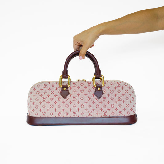 Louis Vuitton Mini Alma Ron in Burgundy 271125B05