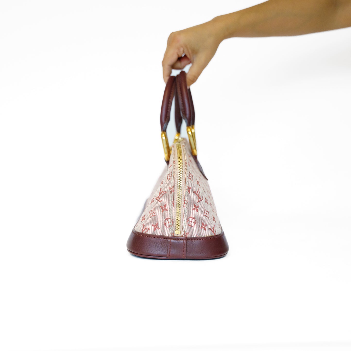 Louis Vuitton Mini Alma Ron in Burgundy 271125B05