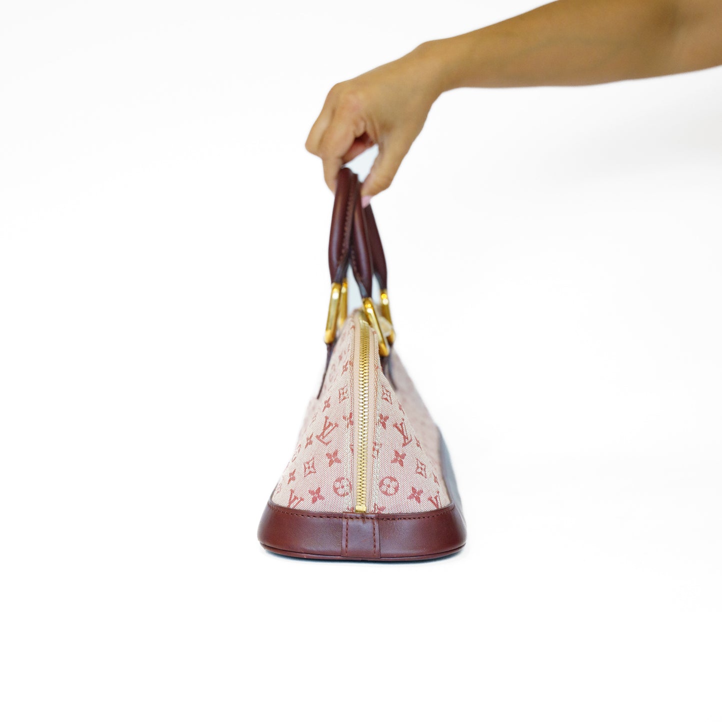 Louis Vuitton Mini Alma Ron in Burgundy 271125B05