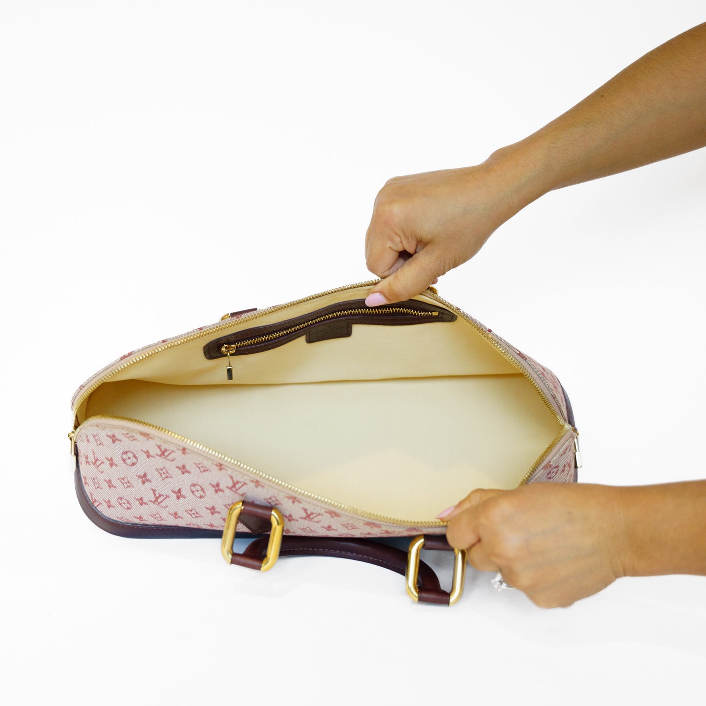 Louis Vuitton Mini Alma Ron in Burgundy 271125B05