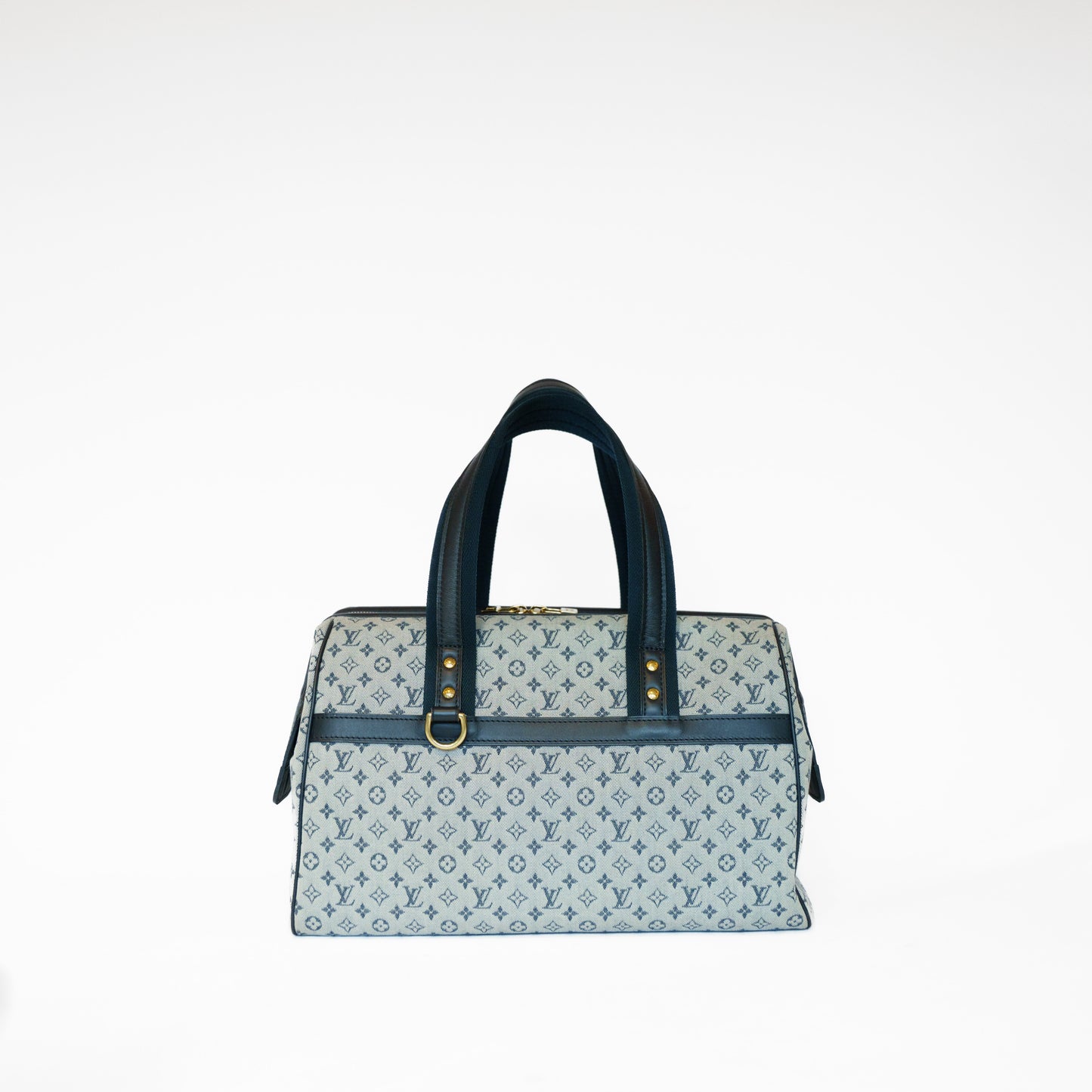 Louis Vuitton Josephine GM in Black Mini Lin Canvas  271125B06