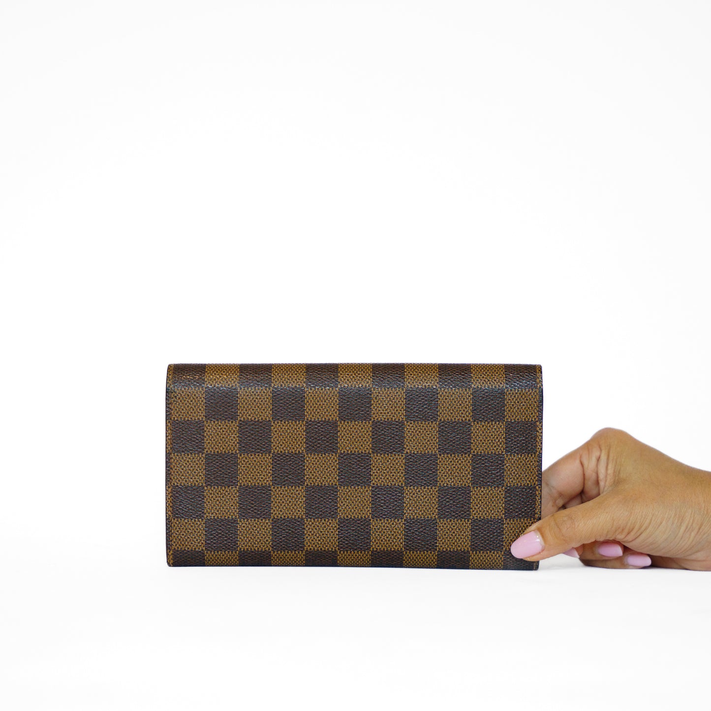 Louis Vuitton Sarah Wallet in Damier Ebene 271125B09