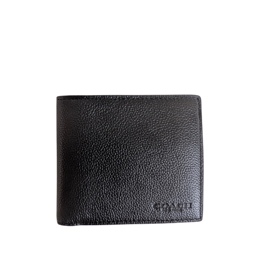 Coach Black Bifold Men's Wallet
