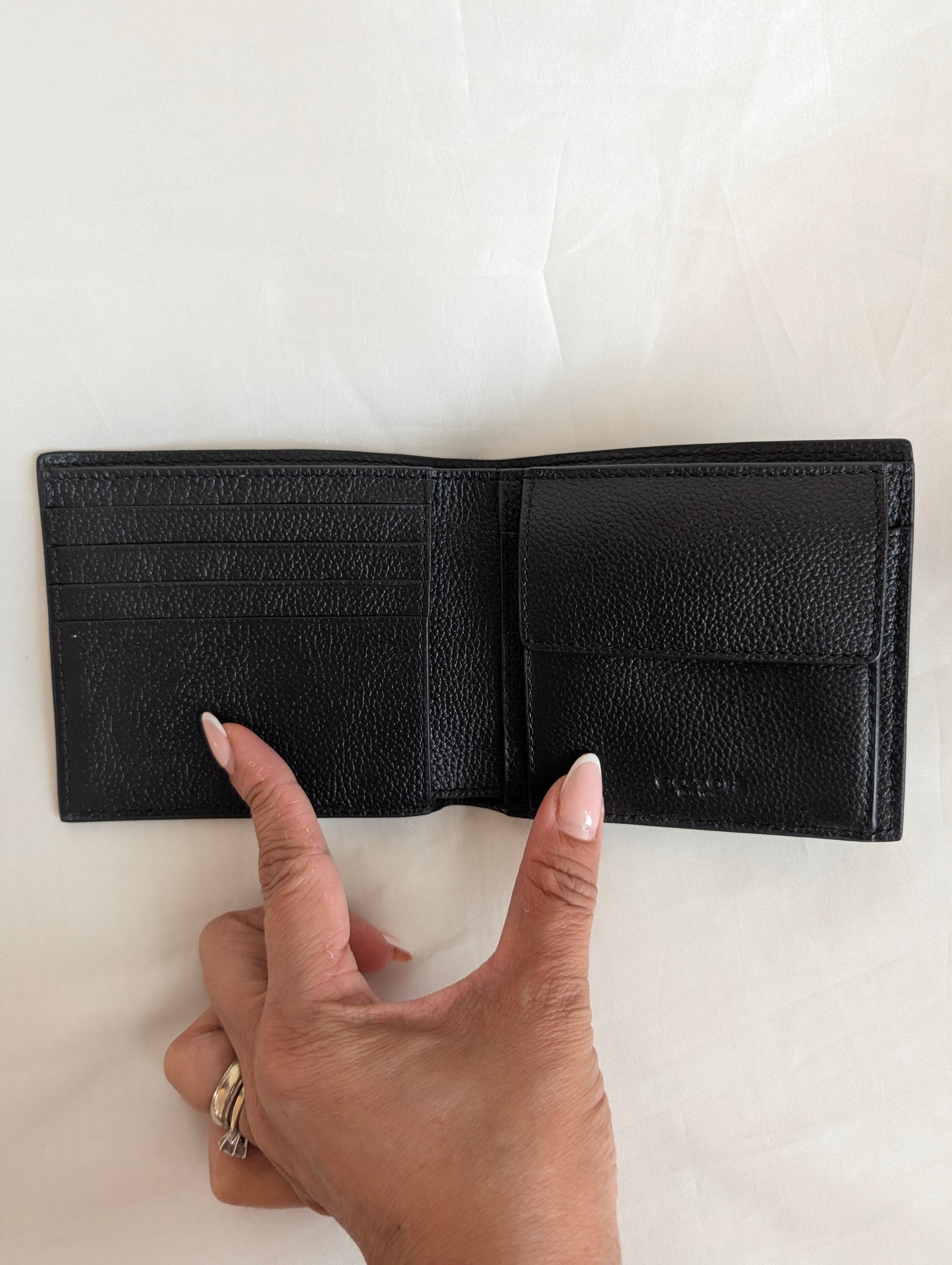 Coach Black Bifold Men's Wallet
