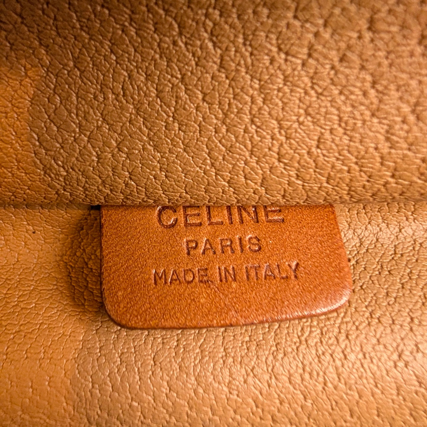 Celine Vanity Bag in Brown Macadam 191125B18