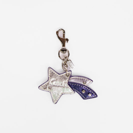 Coach Star Bag Charm Key Ring