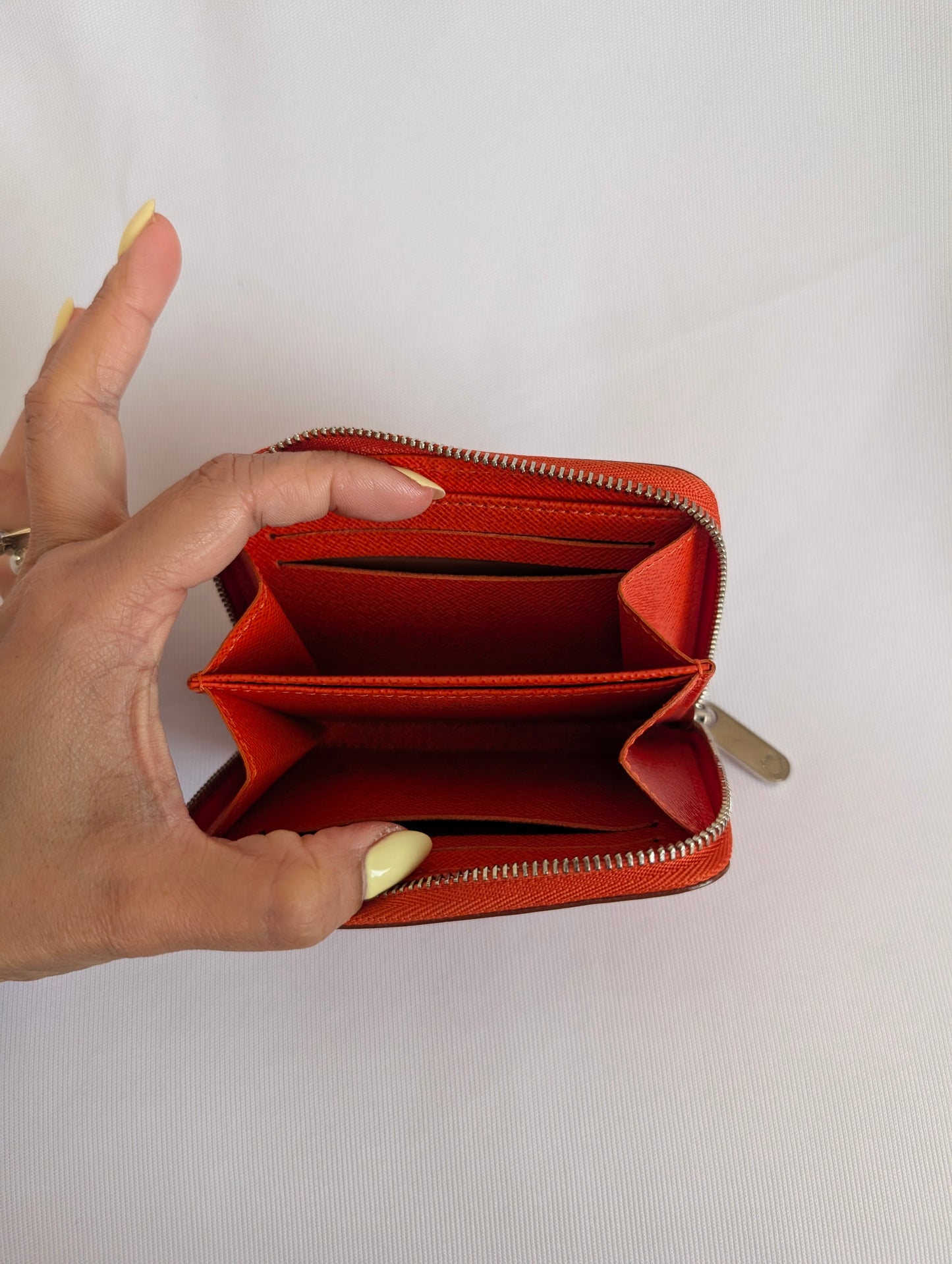 Louis Vuitton Zippy Coin Purse Burnt Orange Epi Leather TS0134
