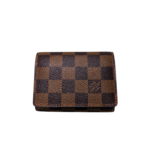 Louis Vuitton Card Holder Business Card Holder in Damier Ebene 101225B95