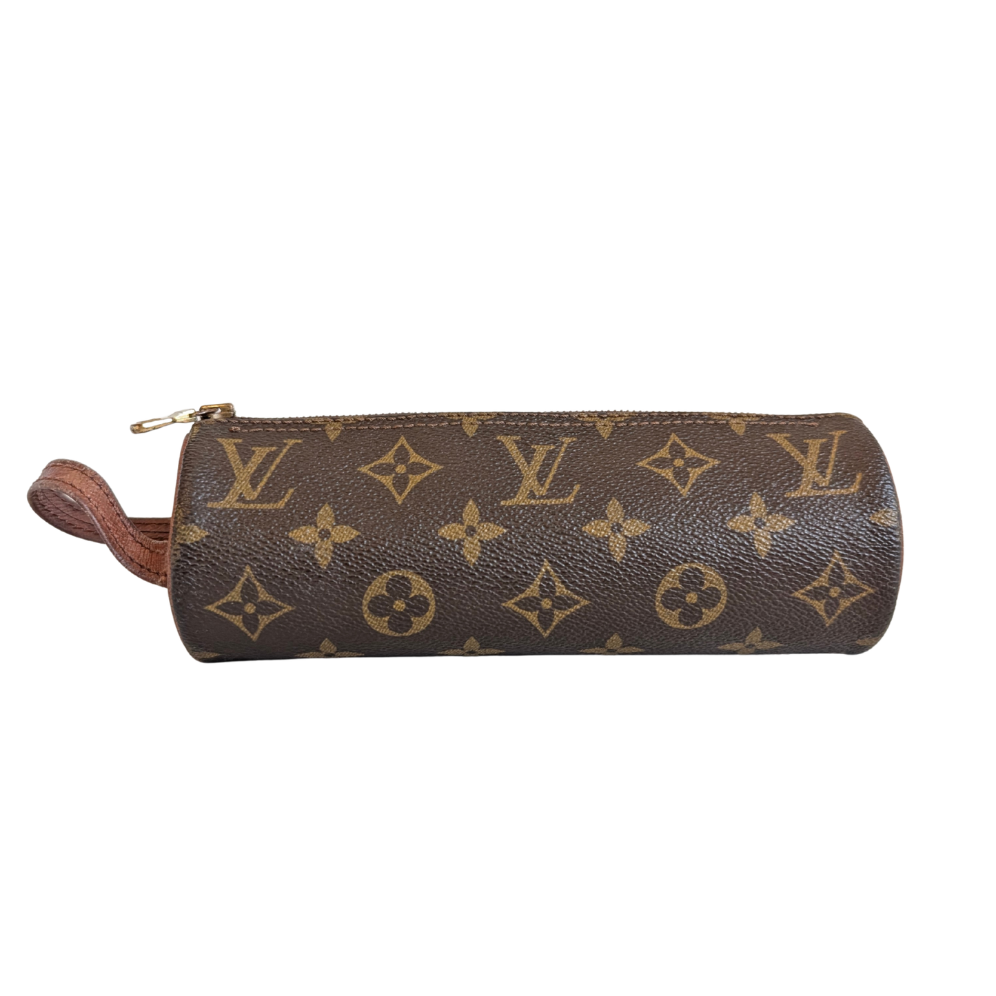 Louis Vuitton Pencil Case Trousse Ronde in Monogram Canvas 191125B19