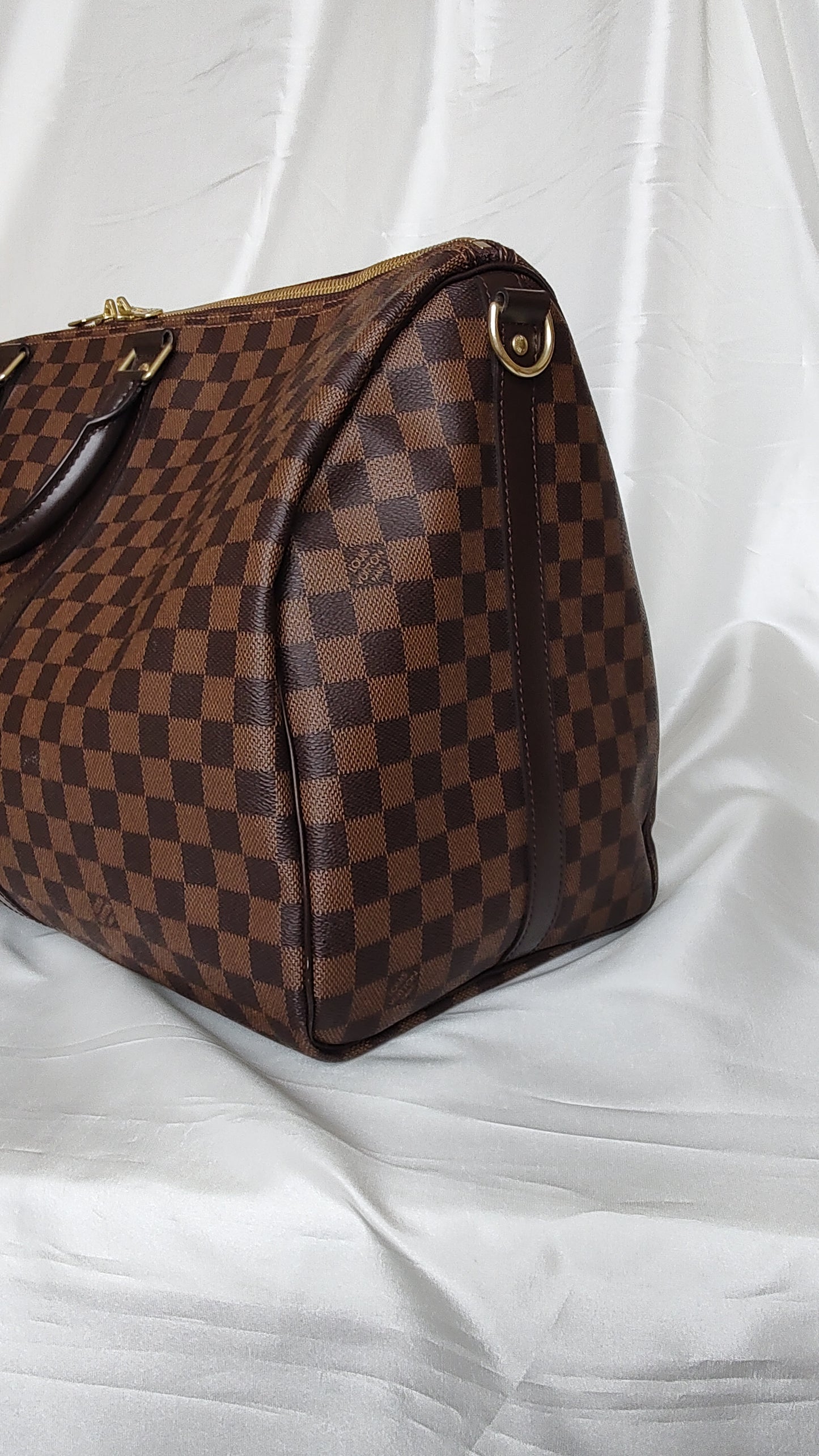 Louis Vuitton 2020 Keepall 55 Bandouliere in Damier Ebene Canvas
