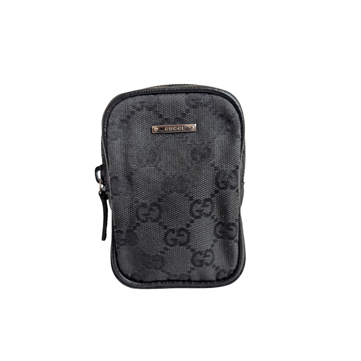 Gucci Black Canvas Small Pouch