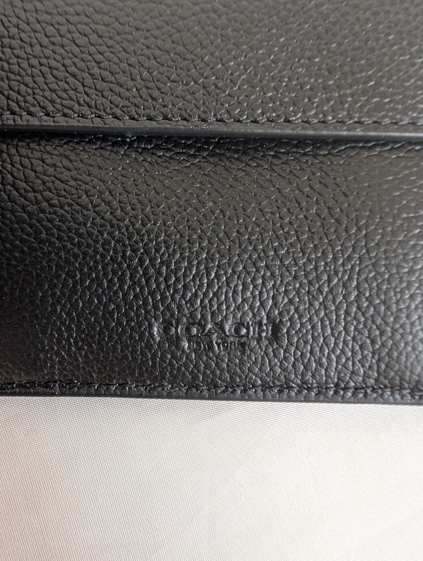 Coach Black Bifold Men's Wallet