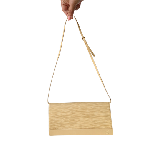 Louis Vuitton Honfleur Shoulder Bag in Vanilla Epi Leather 101225B01