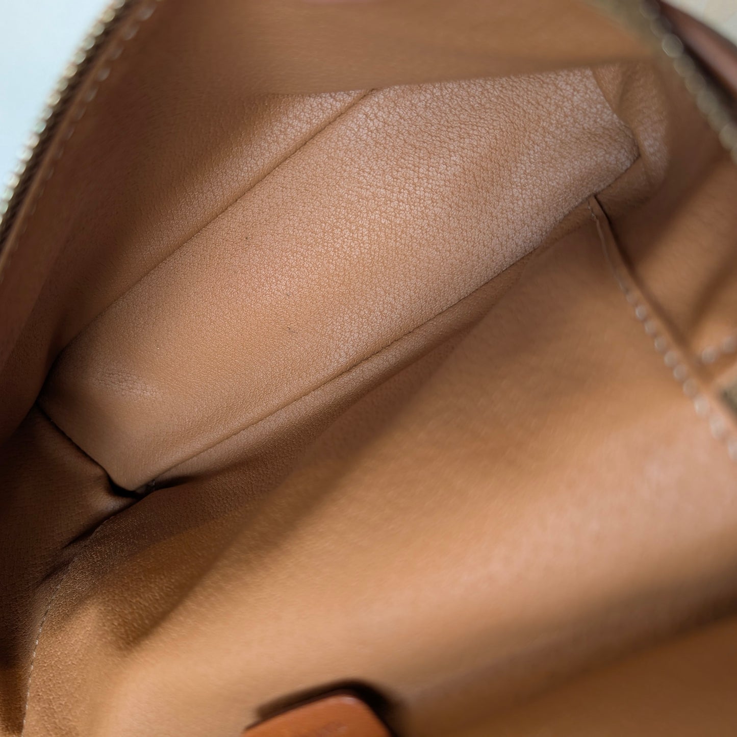 Celine Vanity Bag in Brown Macadam 191125B18