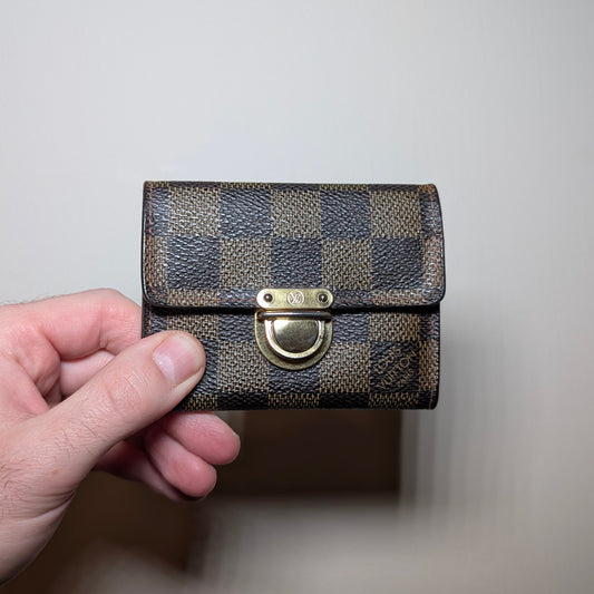 Louis Vuitton Koala Coin Purse Card Holder in Damier Ebene 140126B15