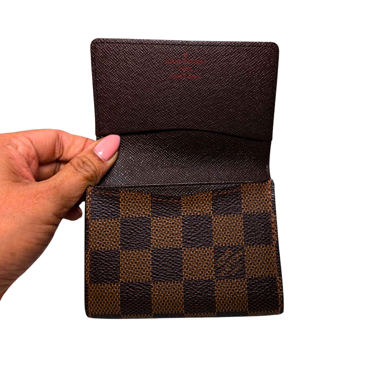 Louis Vuitton Card Holder Business Card Holder in Damier Ebene 101225B95