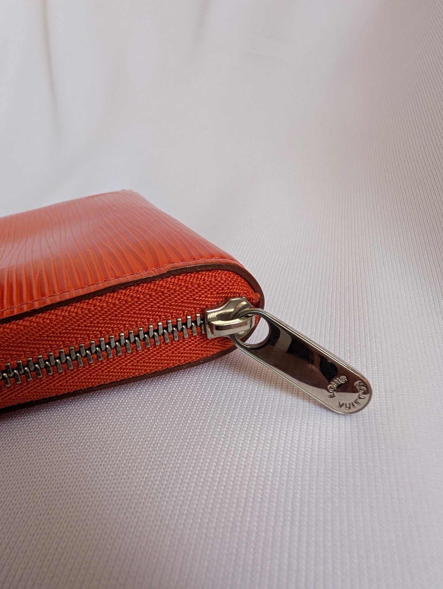 Louis Vuitton Zippy Coin Purse Burnt Orange Epi Leather TS0134