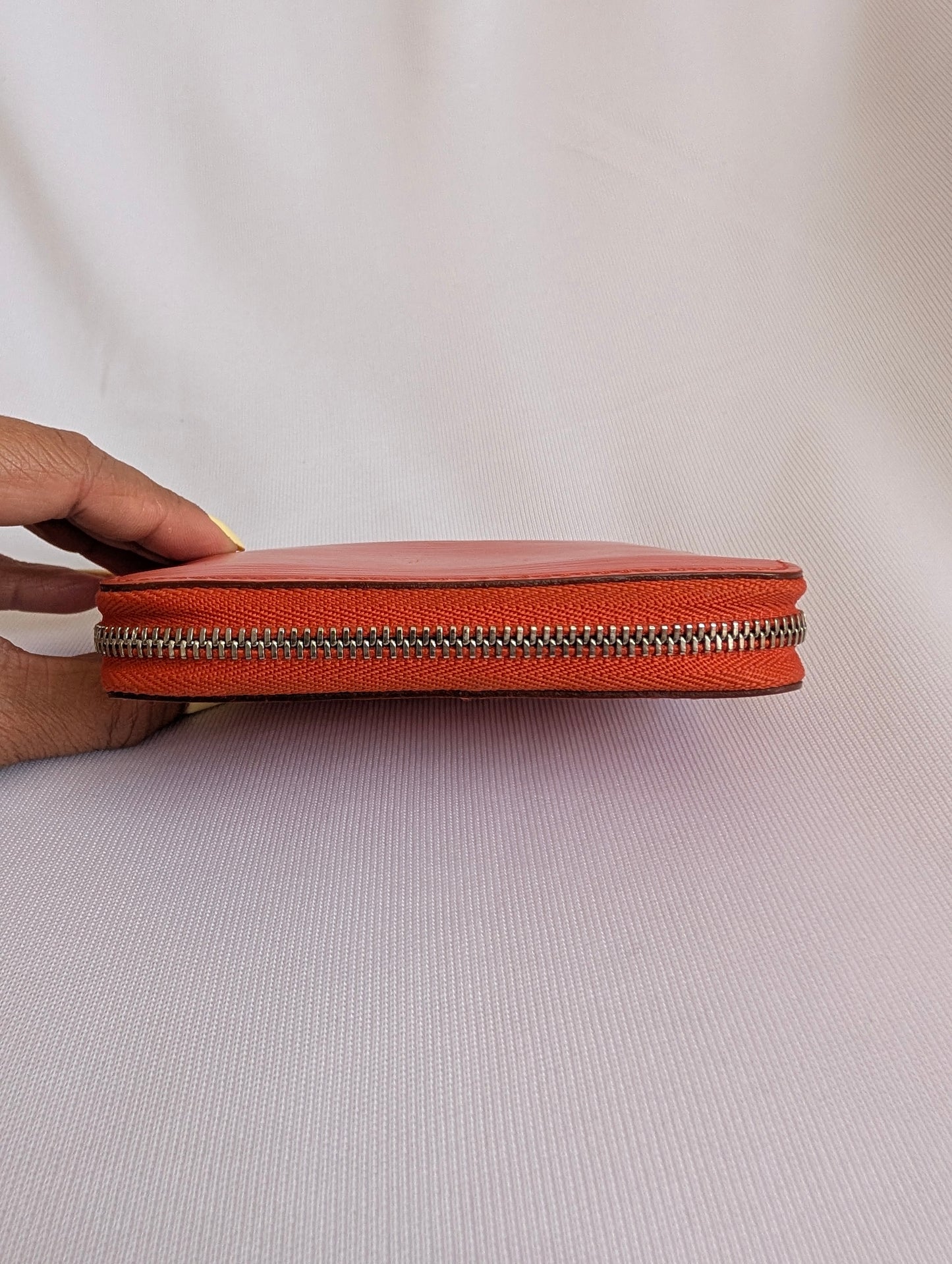 Louis Vuitton Zippy Coin Purse Burnt Orange Epi Leather TS0134