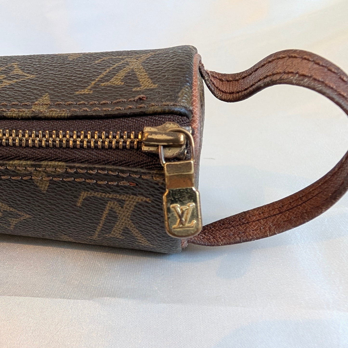 Louis Vuitton Pencil Case Trousse Ronde in Monogram Canvas 191125B19