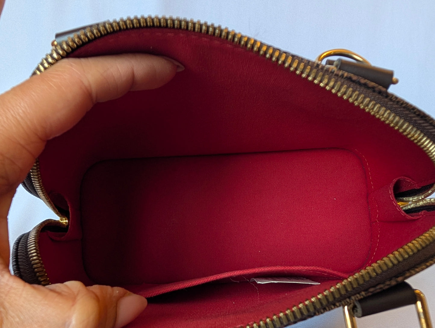 Louis Vuitton 2018 Alma BB in Damier Ebene Bag AA4188