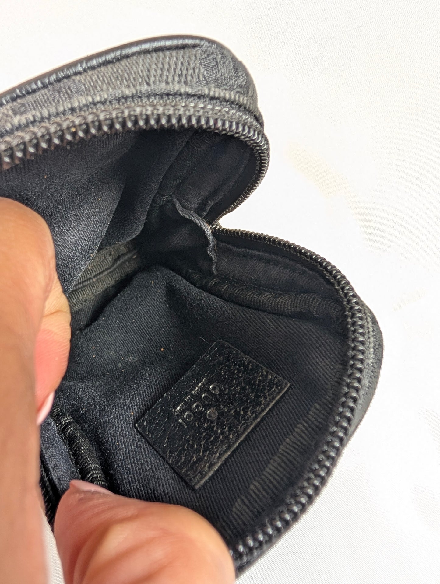 Gucci Black Canvas Small Pouch