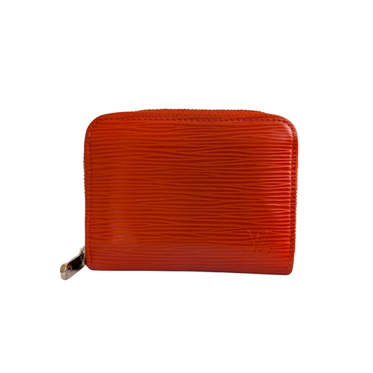 Louis Vuitton Zippy Coin Purse Burnt Orange Epi Leather TS0134