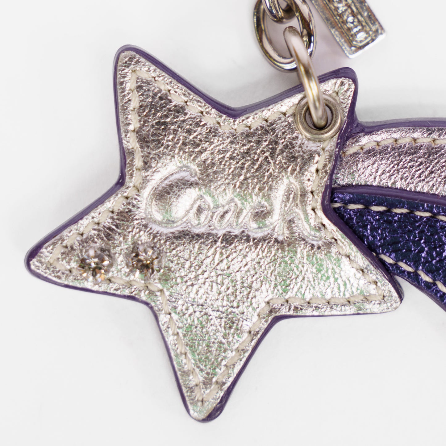 Coach Star Bag Charm Key Ring