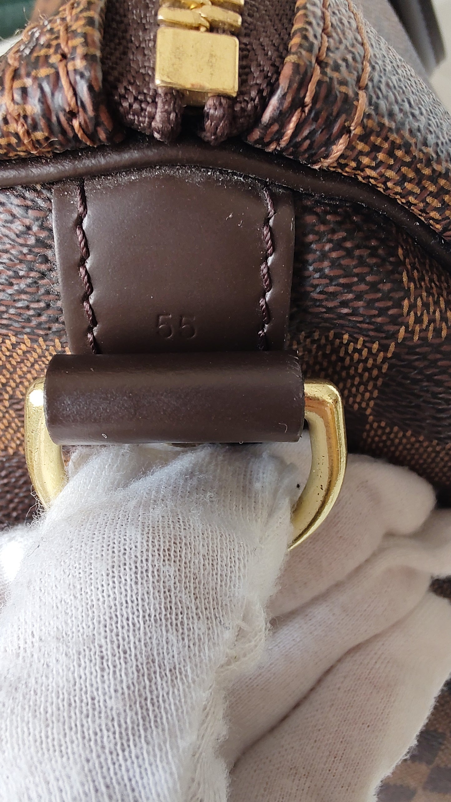 Louis Vuitton 2020 Keepall 55 Bandouliere in Damier Ebene Canvas