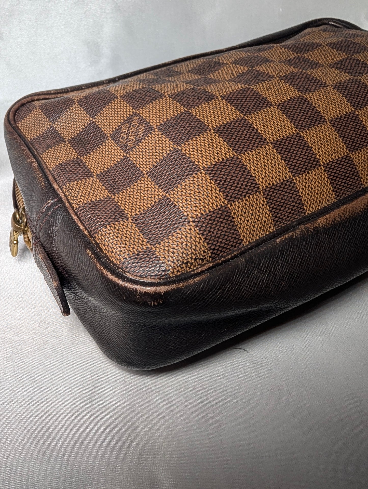 Louis Vuitton Trousse Toilette in Damier Ebene Canvas