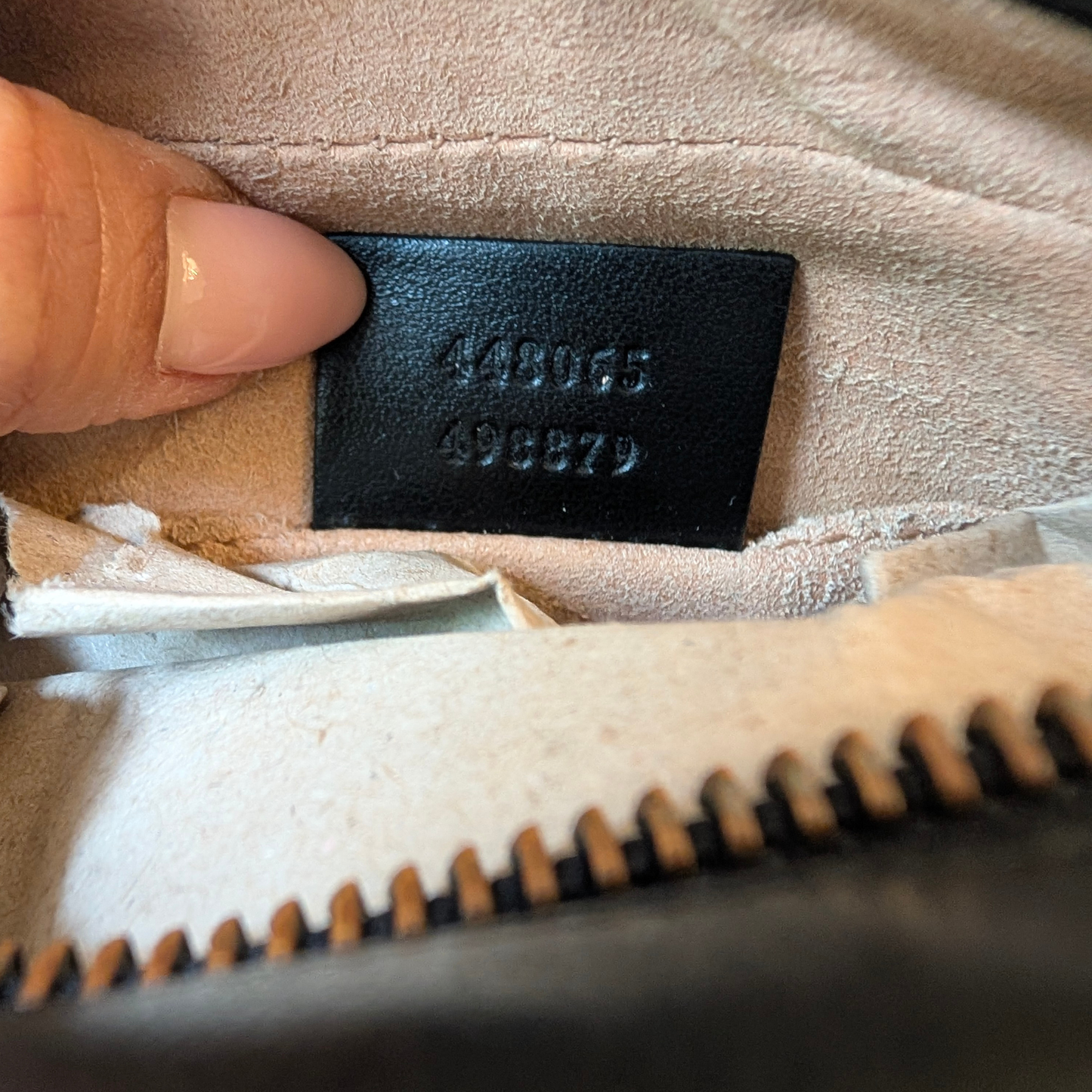 Gucc Mini i Marmont  Camera Bag in Black Leather