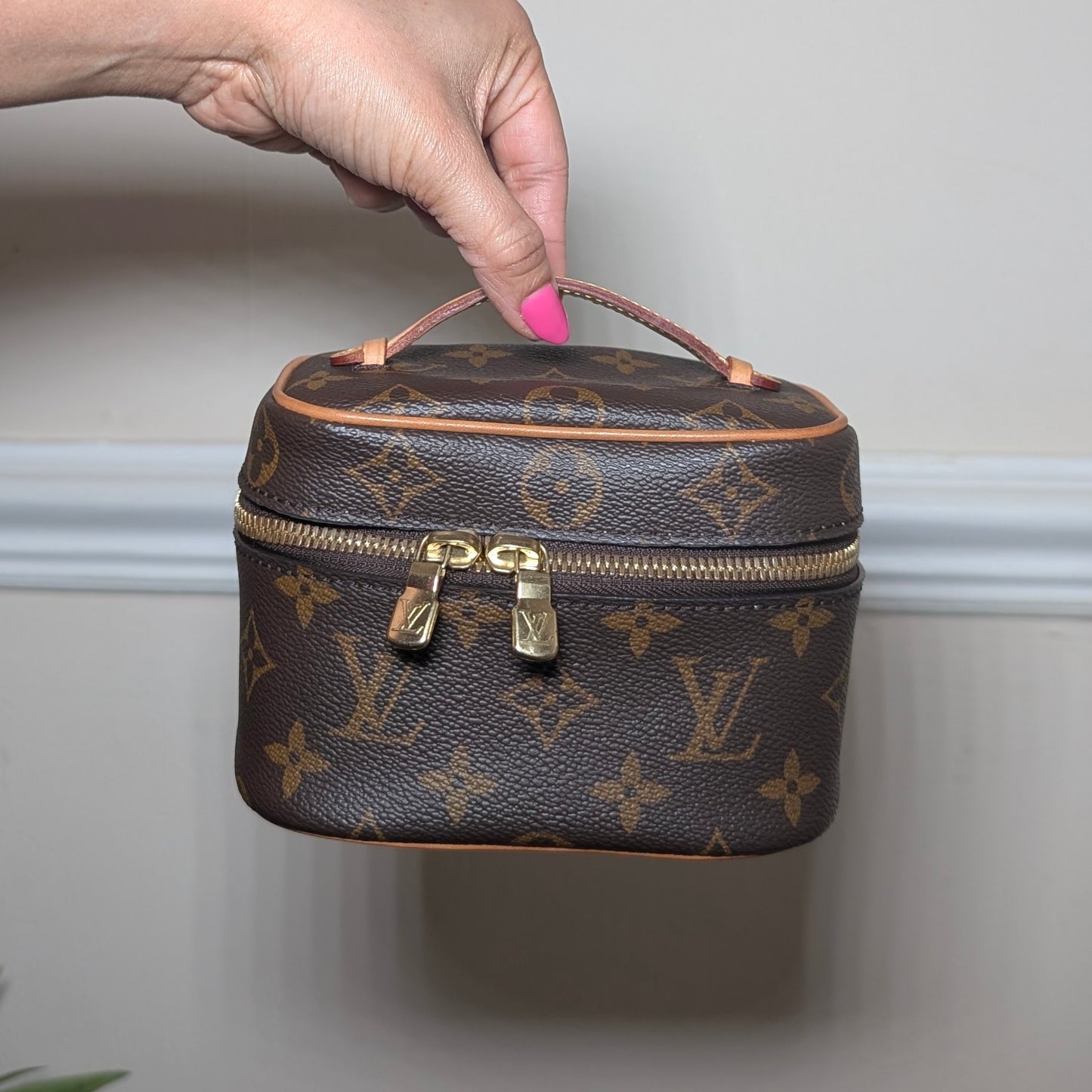 Louis Vuitton Nice Nano Vanity Bag in Monogram