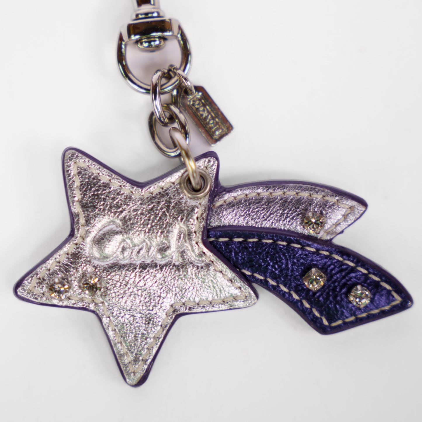 Coach Star Bag Charm Key Ring
