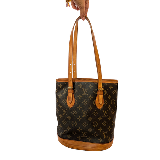 Louis Vuitton 2003 Bucket Bag PM in Monogram Canvas FL0023