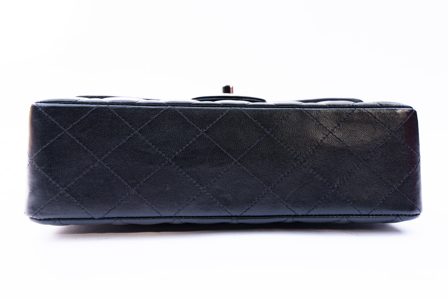 Chanel 2019 Small Classic Flap in Black Lambskin with Silver Hardware